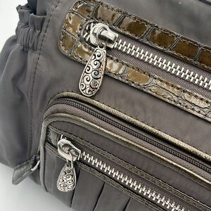 Brighton Shoulder Bag Nylon Leather Strap